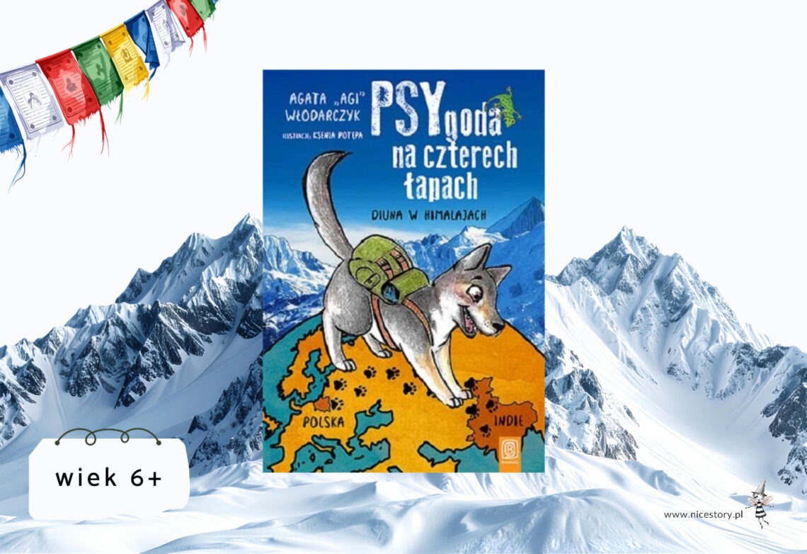 PSYgoda na czterech łapach. Diuna w Himalajach okładka książki