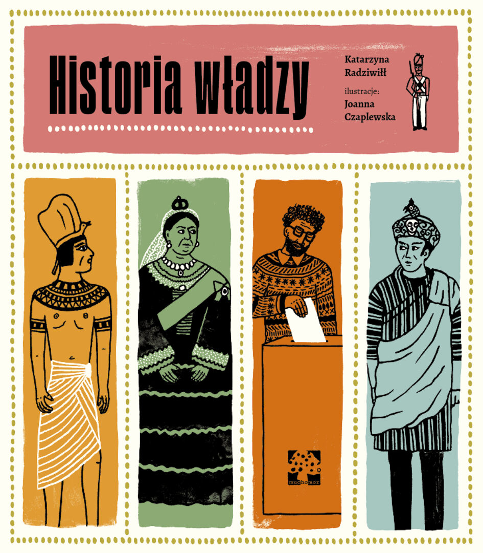 Historia władzy okładka książki o władzy dla dzieci