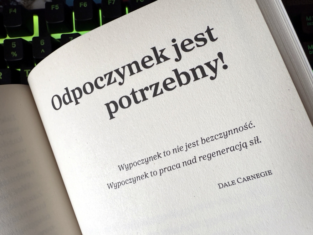 Odpoczynek jest potrzebny