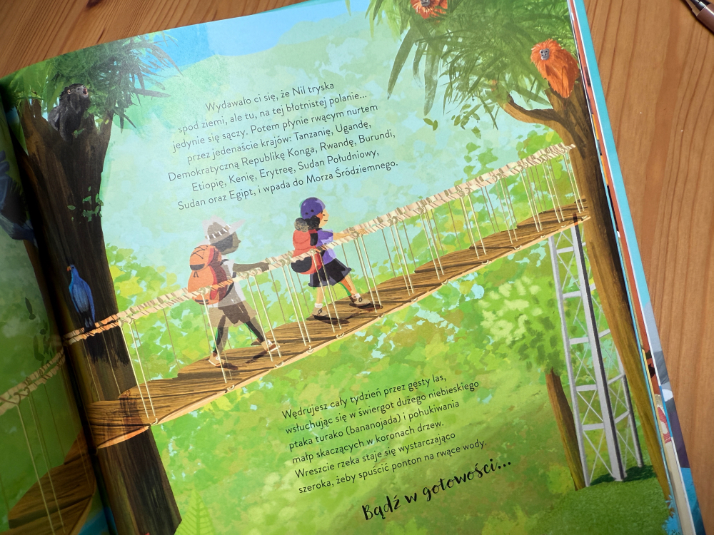 Nil książka podróżnicza dla dzieci