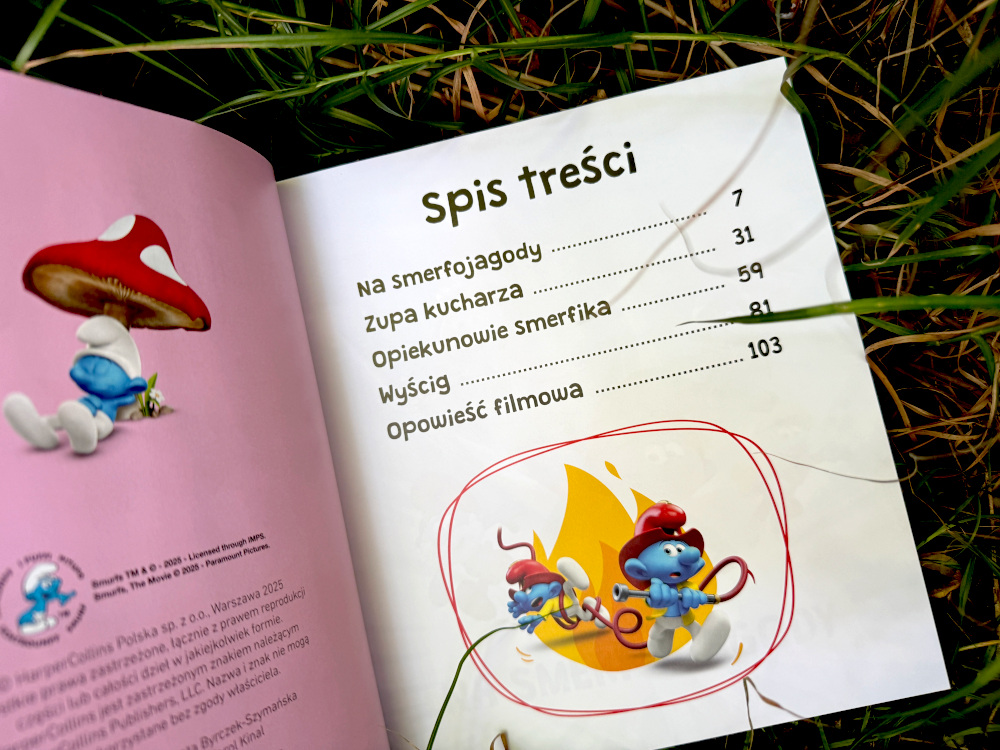 Smerfy Wielki Film spis treści 