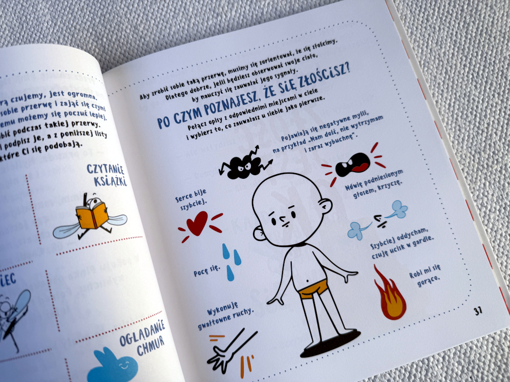 Ćwiczenia o złości dla dzieci