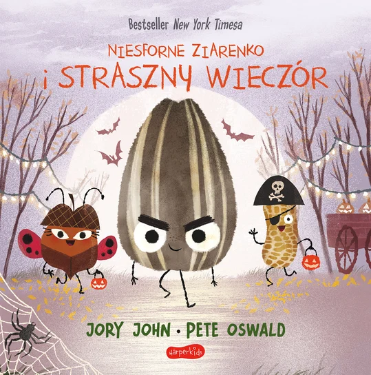 Niesforne ziarenko i straszny wieczór okładka