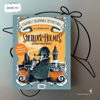 okładka książki Sherlock Holmes Zagadki i tajemnice detektywa – książka z zagadkami i ciekawostkami dla dzieci