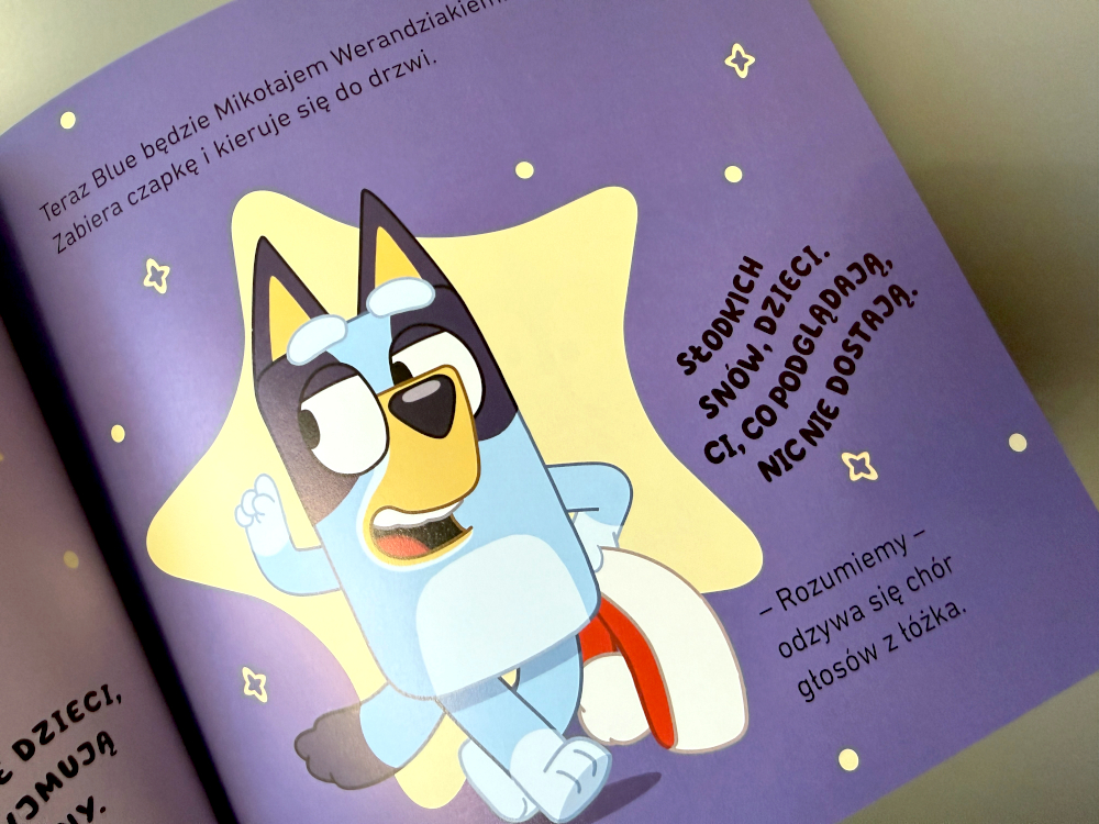 Święta z Bluey - Blue jest mikołajem Werandziakiem