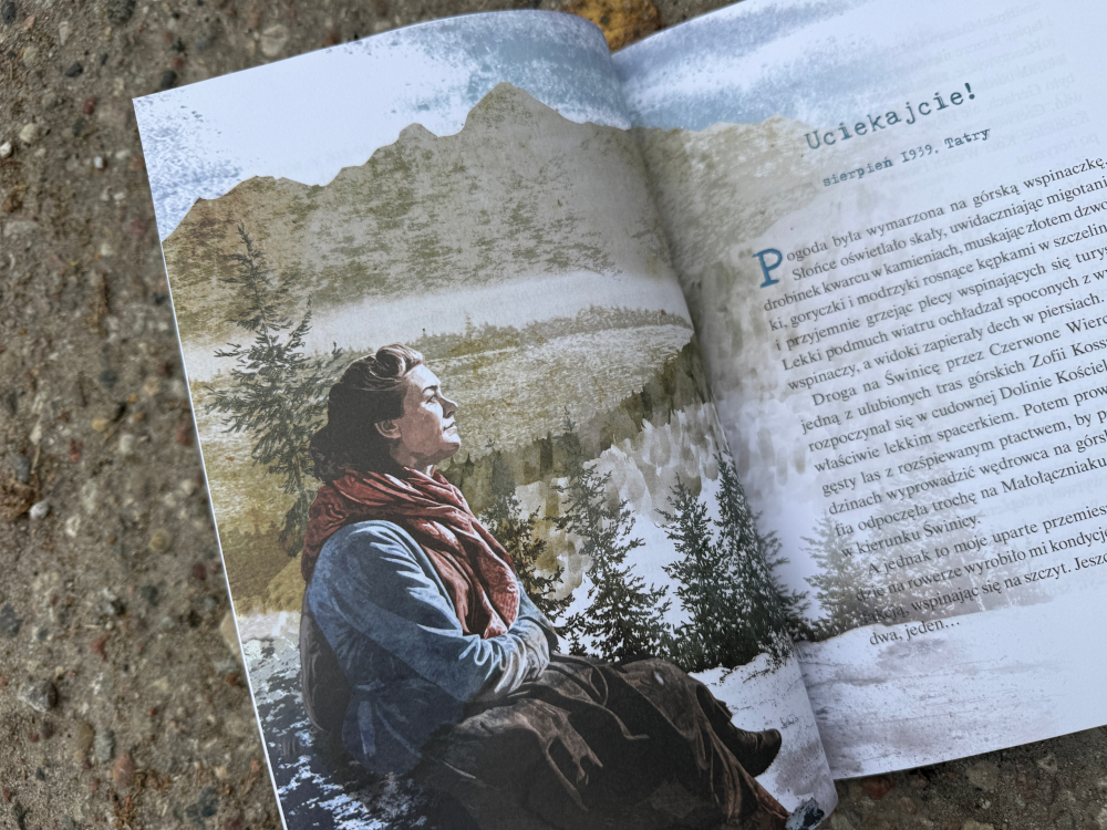 Zofia Kossak patrzy na ukochane góry