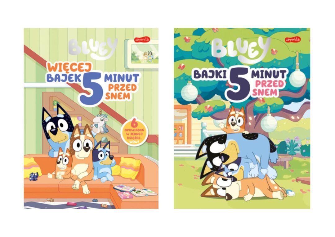 Bluey dwa tomy bajek dla dzieci
