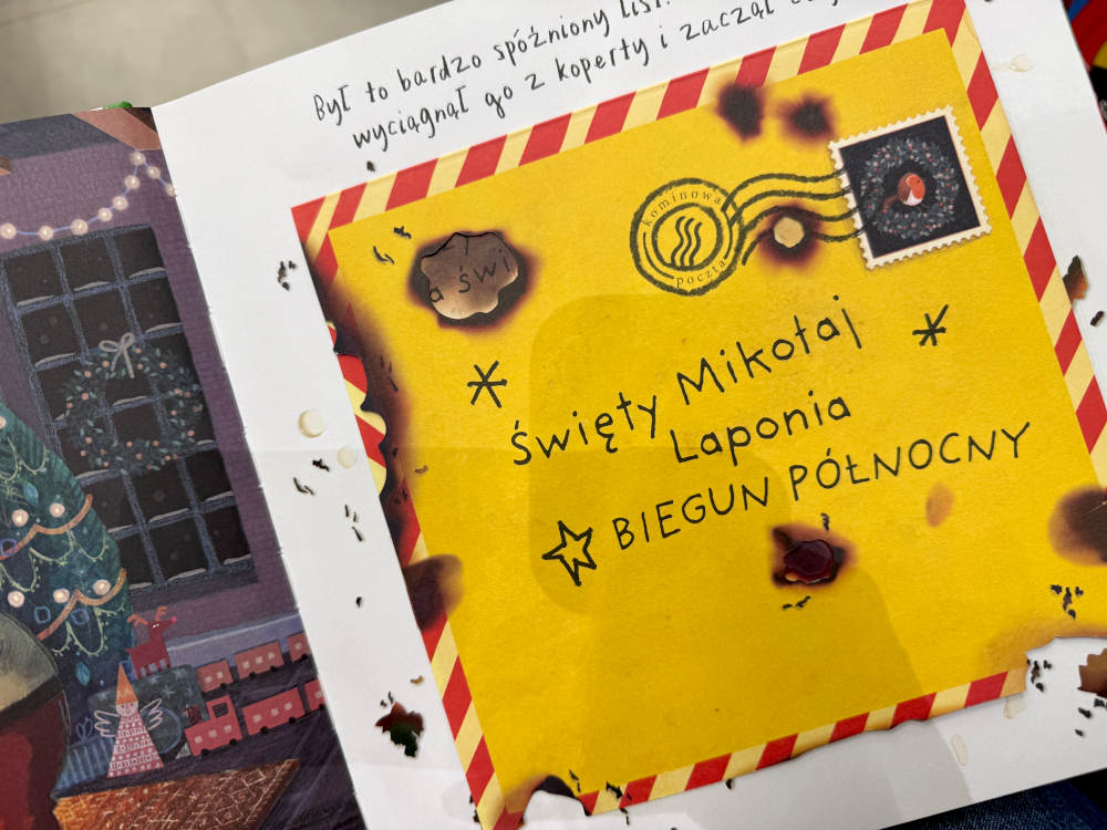 Święty Mikołaj Laponia Biegu Północny -list od Ali