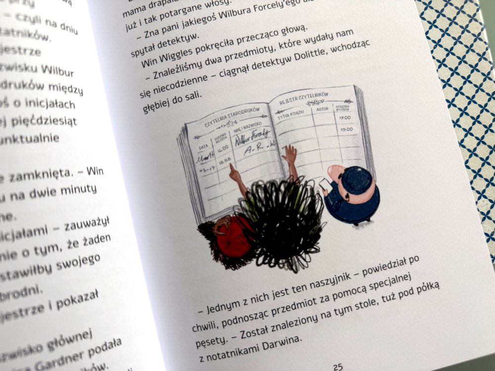 Ilustracja z książki Zaginione notatniki Darwina