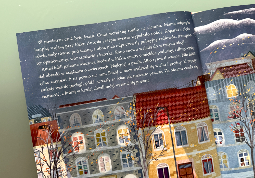 Fuksik pies z parkingu - ilustracja domu w którym mieszka bohater książki 