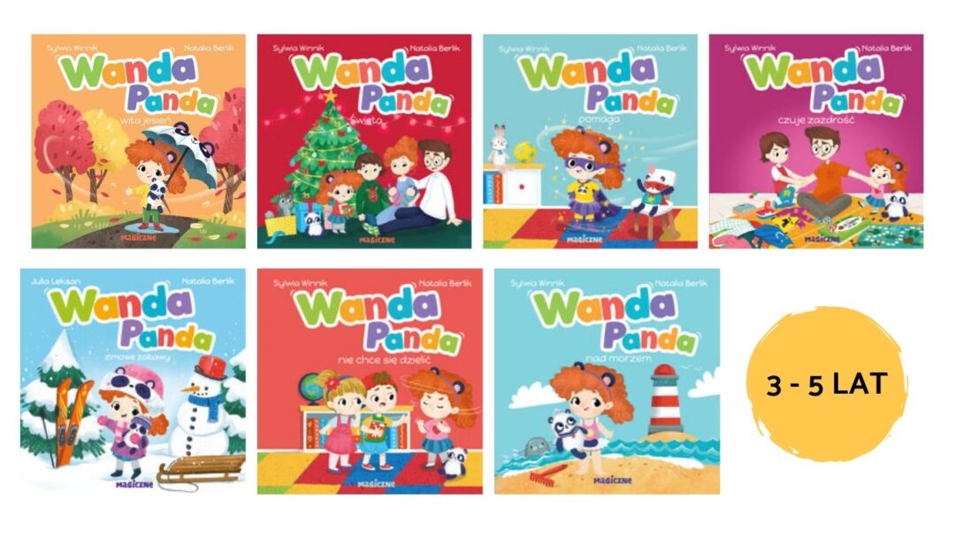 Wanda i Panda – łagodne opowieści o wielkiej przyjaźni - serie książek dla przedszkolaków