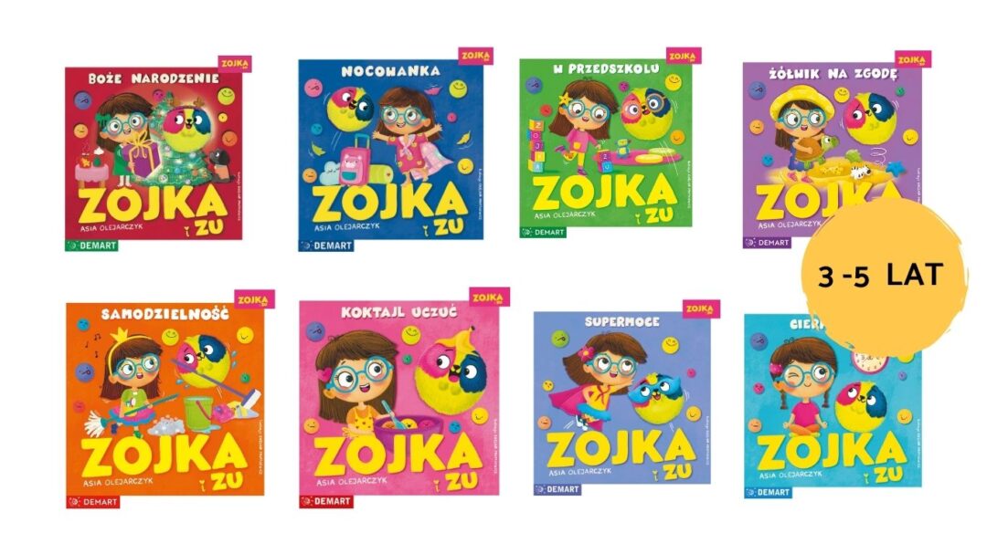serie książek dla przedszkolaków Zojka i Zu - 