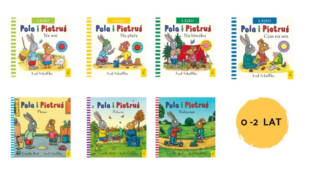 Pola i Piotruś - serie książek dla przedszkolaków