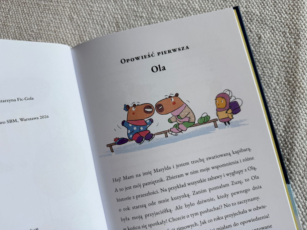 Opowieść pierwsza Ola z książki Opowieści kapibary o złości