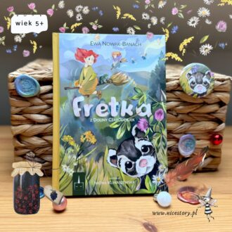 Okładka książki Fredka z Doliny Czarodziejek – magiczna książka dla dzieci o czarodziejkach, przyjaźni i odpowiedzialności