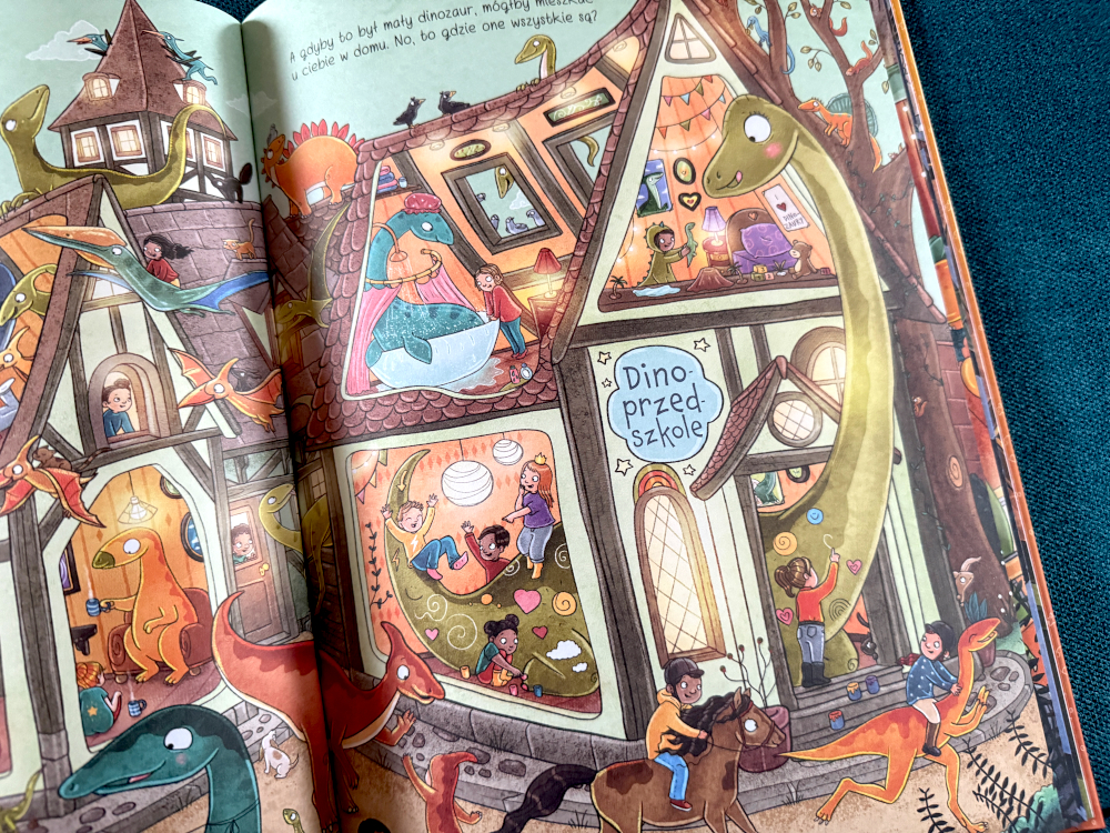 Ilustracja z książki „101 Dinozaurów i wszystko, co musisz o nich wiedzieć” – jak żyły dinozaury 