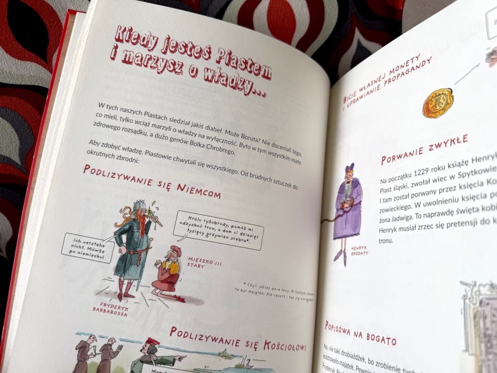 Wnętrze książki Czy Krzyżacy to fajni chłopacy? – komiks o historii Polski dla dzieci i młodzieży