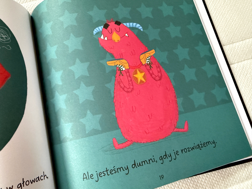 Potwór dumny mówi o tym ze potrafi rozwiązywać sprawy