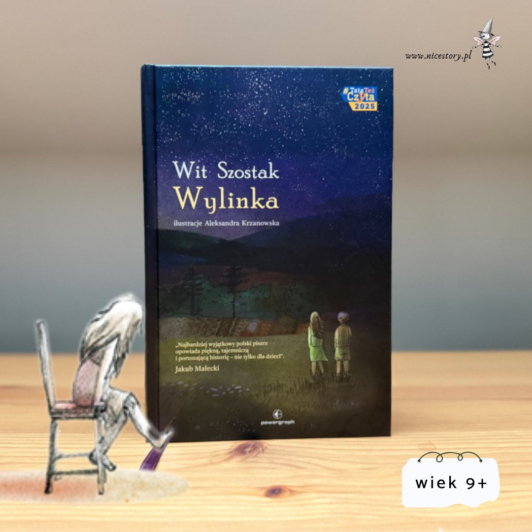 Okładka książki „Wylinka” – refleksyjna powieść dla dzieci o samotności i emocjach, utrzymana w stonowanej, nastrojowej kolorystyce