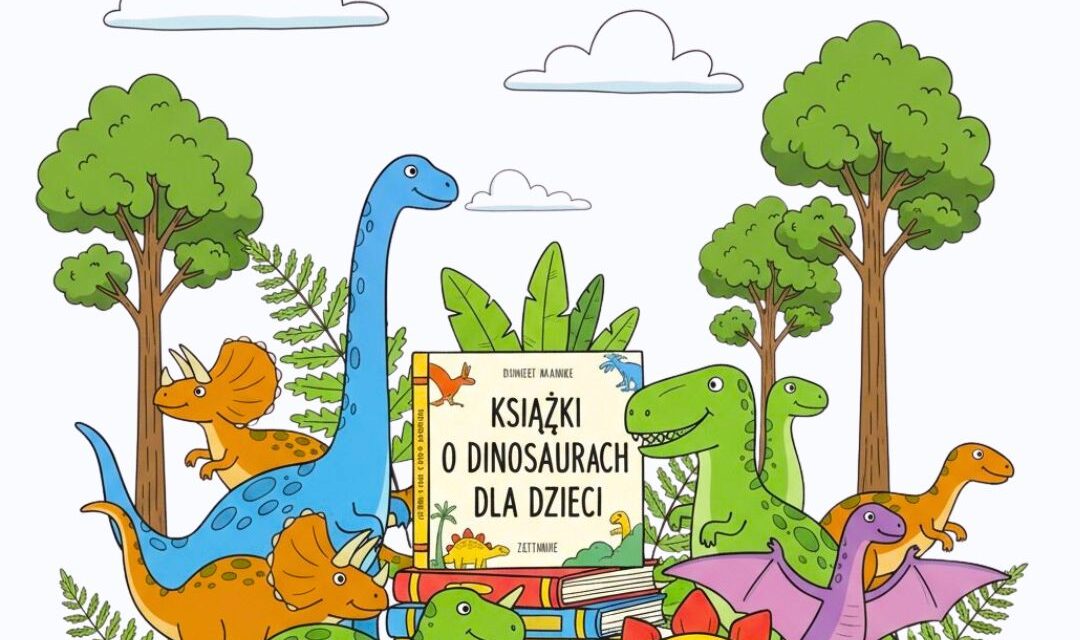 Książki dla dzieci o dinozaurach zestawienie na blogu nicestory