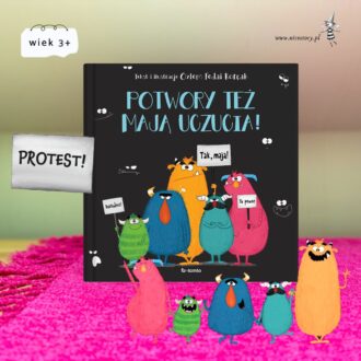 Okładka książki Potwory też mają uczucia dla dzieci