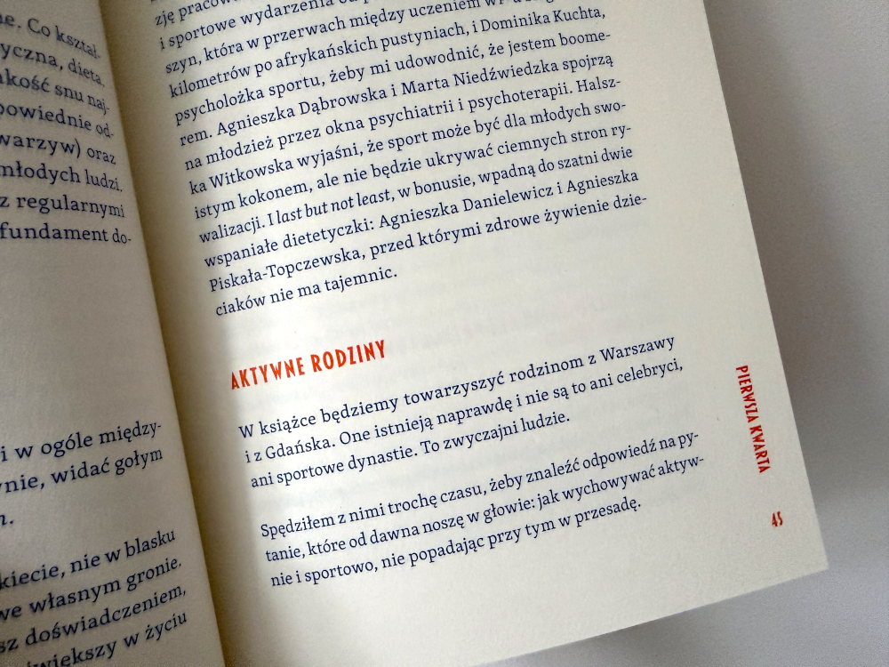 Fragment książki Wyżej niż kosz z rozdziałem Aktywne rodziny o roli rodziców w sporcie dzieci