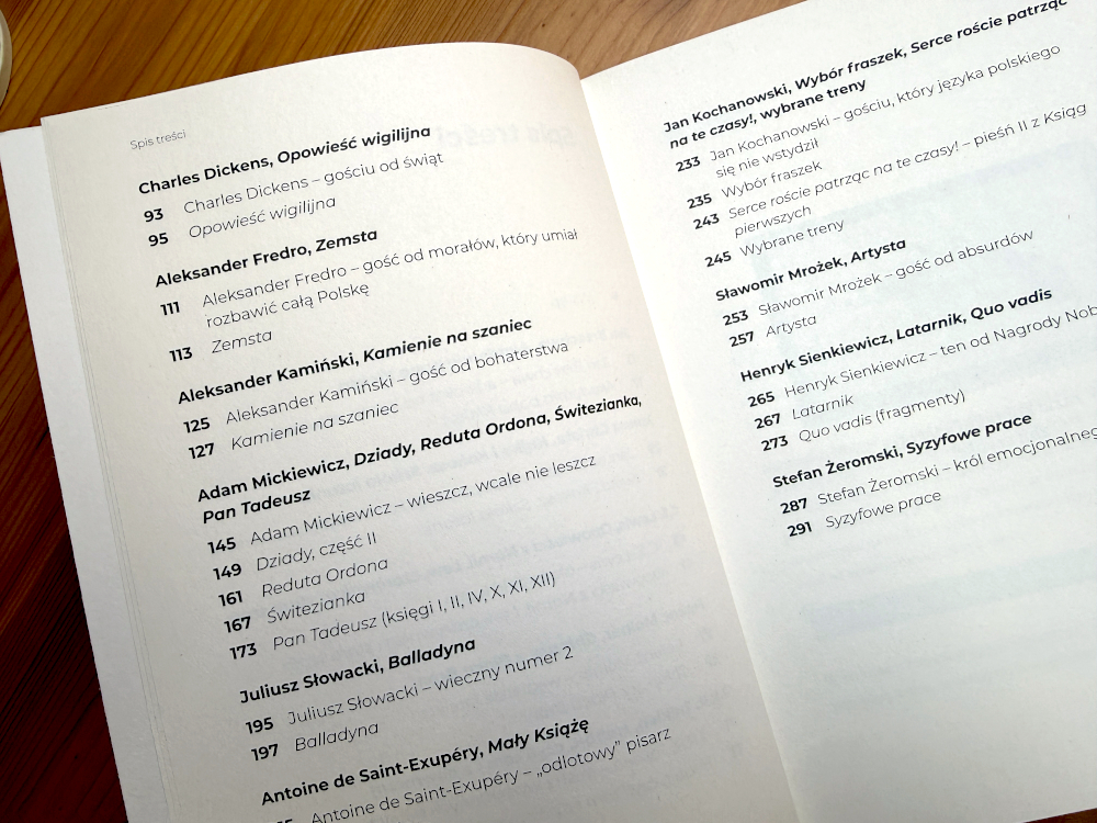 Dalsza część spisu treści książki Zemsta na Lekturach