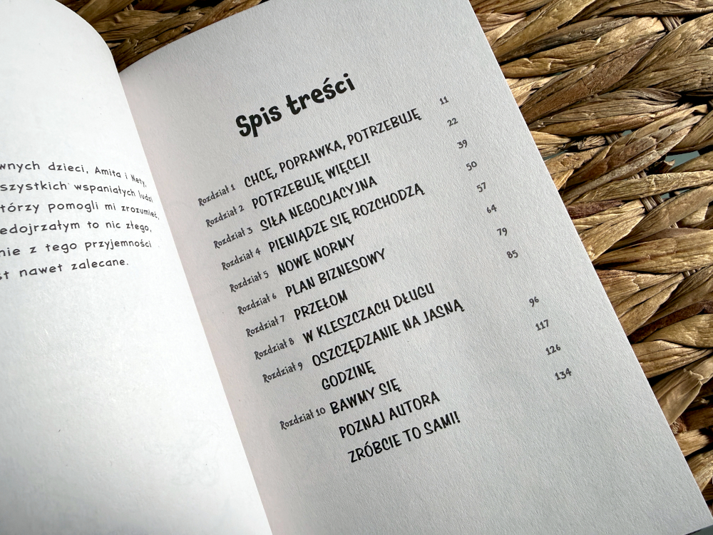 Spis treści książki Profesor D spłaca długi