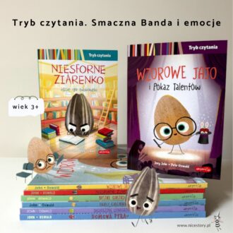 Wzorowe Jajo i Pokaz Talentów oraz Niesforne Ziarenko idzie do biblioteki. Tryb czytania