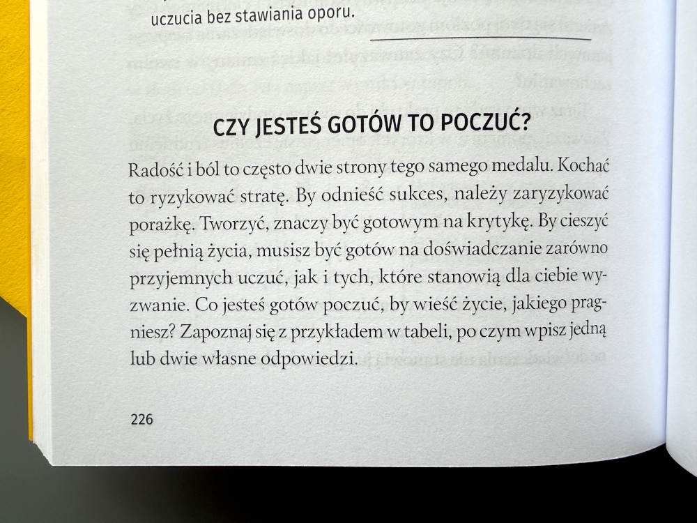 Rozdział z książki Syndrom oszusta, Czy jesteś gotów to poczuć?