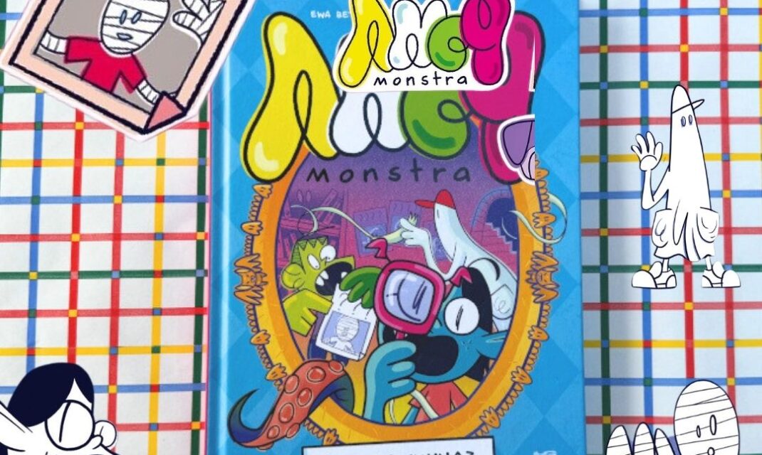 Ancymonstra Co z tą mumią okładka komiksu dla dzieci wiek 6+