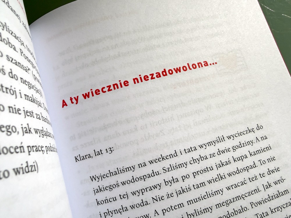 fragment wnętrza książki Nie trzaskaj drzwiami