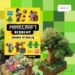 Okładka książki Minecraft Academy Zombie atakują z grafikami postaci i drzewem na zielonym tle.