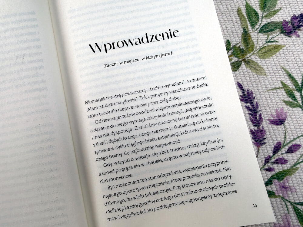 Książka Umysł, który oddycha podczas lektury – wprowadzenie