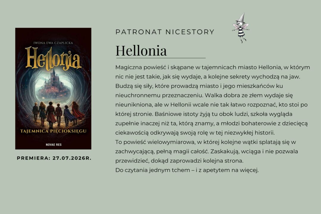 Hellonia. Tajemica Pięcioksięgu - patronat medialny nicssory