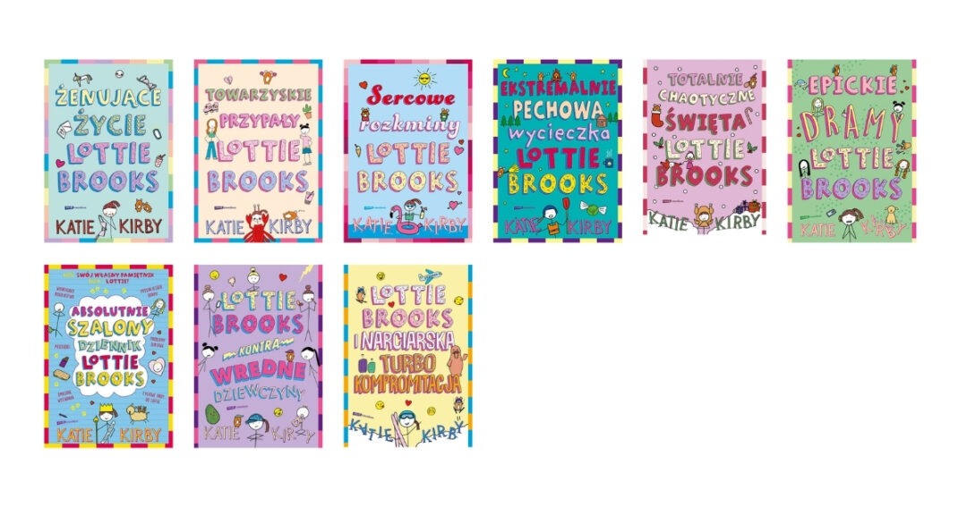 Cała seria Lottie Brooks wszystkie okładki