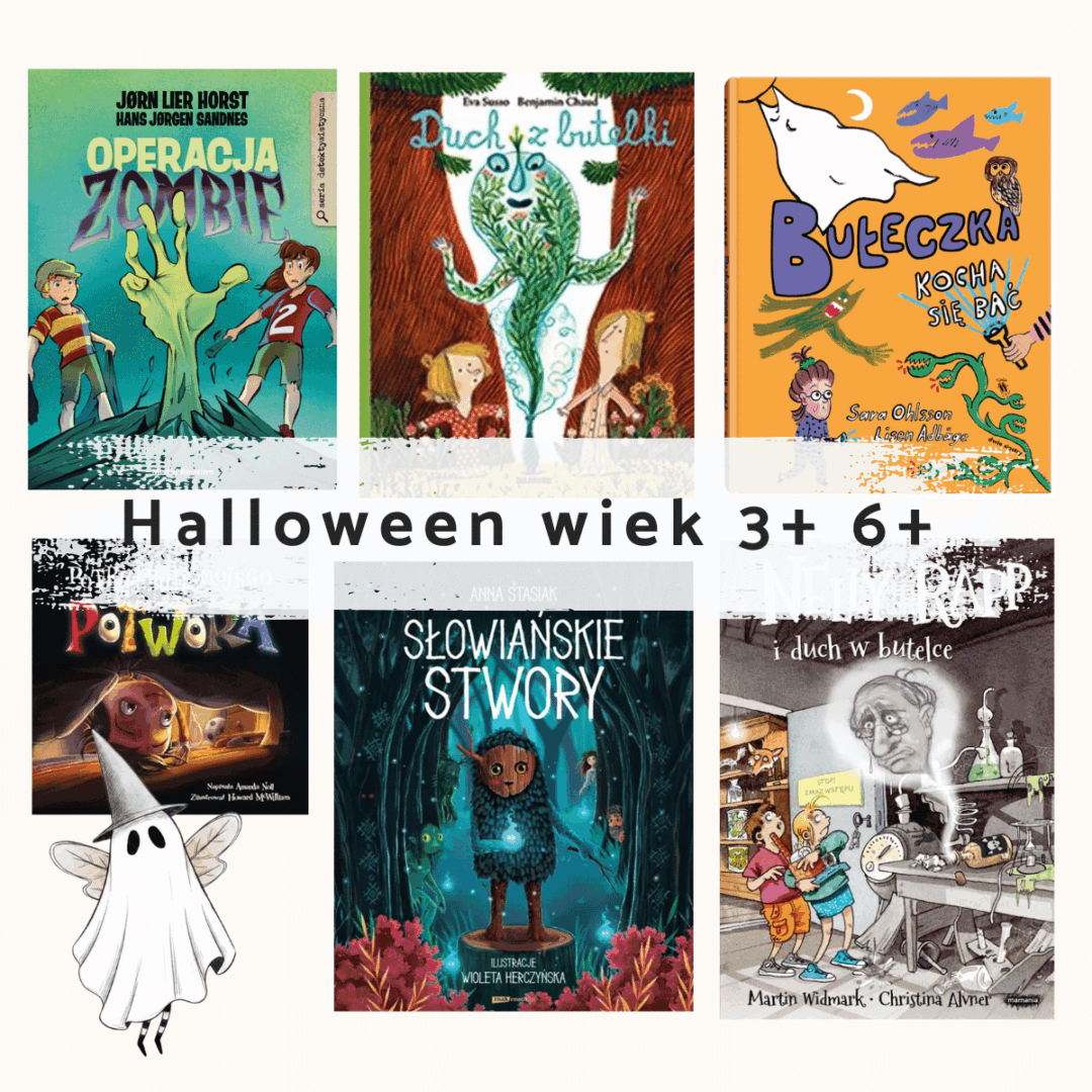 Halloween książki dla dzieci w wieku 3 i 6 lat